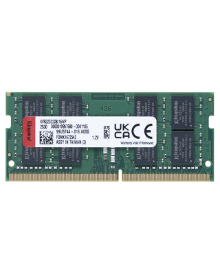 Модуль пам'яті Kingston SO-DIMM 16GB/3200 DDR4 ValueRAM (KVR32S22D8/16WP)