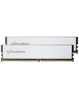 Модуль пам'яті eXceleram DDR4 32GB (2x16GB) 3200MHz White Sark (EBW4323222XD)