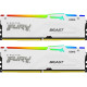 Модуль памяти KINGSTON 32Gb DDR5 6000MHz Fury Beast White  RGB (2x16) EXPO+XMP (KF560C36BWE2AK2-32)