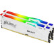 Модуль памяти KINGSTON 32Gb DDR5 6000MHz Fury Beast White  RGB (2x16) EXPO+XMP (KF560C36BWE2AK2-32)