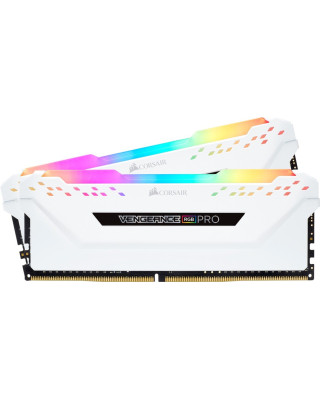Модуль памяти Corsair 16 GB (2x8GB) DDR4 3200 MHz Vengeance RGB Pro White (CMW16GX4M2C3200C16W)