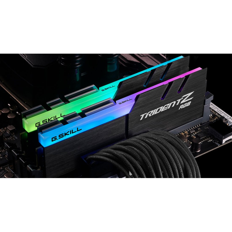Модуль пам'яті G.Skill DDR4 16GB (2x8GB) 3600 MHz Trident Z RGB (F4-3600C18D-16GTZRX)