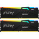 Модуль пам'яті Kingston FURY Beast RGB Black DDR5-5600 128GB (2x64GB) (KF556C40BBAK2-128)