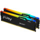 Модуль пам'яті Kingston FURY Beast RGB Black DDR5-5600 128GB (2x64GB) (KF556C40BBAK2-128)