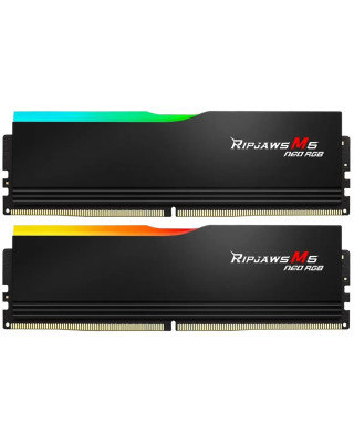 Модуль пам'яті G.Skill RIPJAWS M5 NEO RGB DDR5-6000 64GB (2x32GB) (F5-6000J3636F32GX2-RM5NRK)