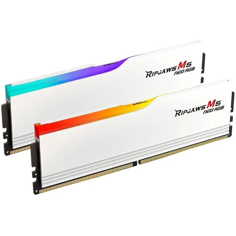 Модуль памяти G.Skill Ripjaws M5 Neo RGB White DDR5-6000 32GB (2x16GB) (F5-6000J3636F16GX2-RM5NRW)