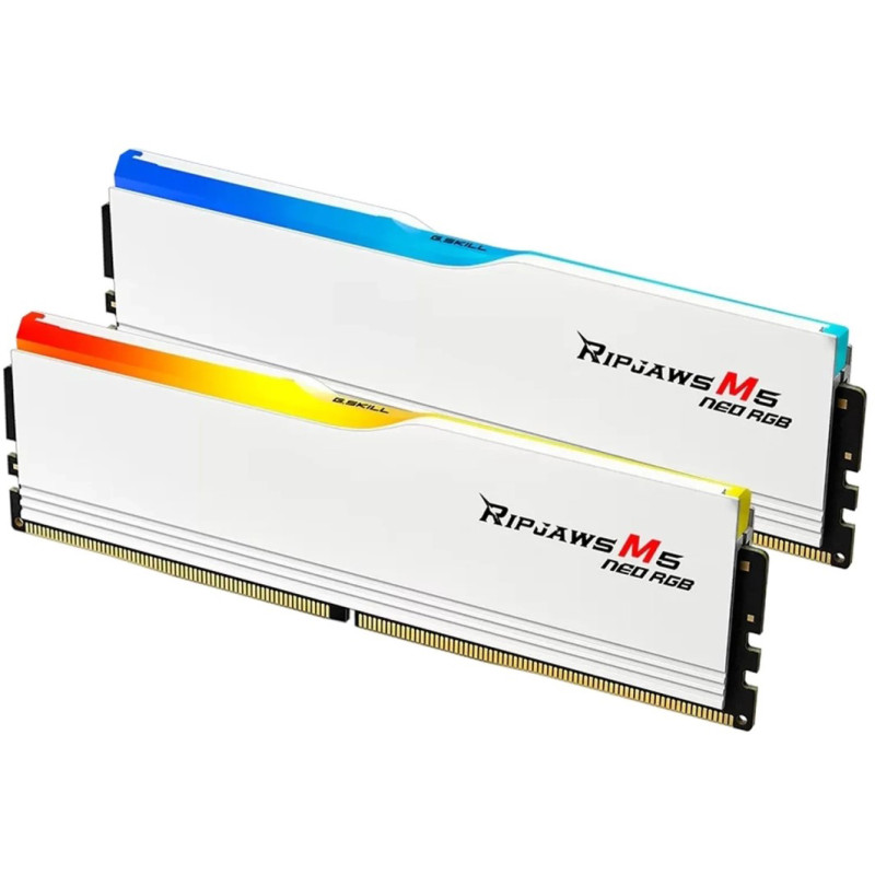 Модуль памяти G.Skill Ripjaws M5 Neo RGB White DDR5-6000 32GB (2x16GB) (F5-6000J3636F16GX2-RM5NRW)