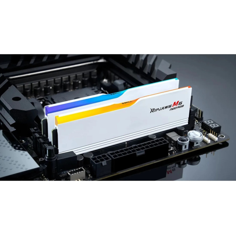Модуль памяти G.Skill Ripjaws M5 Neo RGB White DDR5-6000 32GB (2x16GB) (F5-6000J3636F16GX2-RM5NRW)