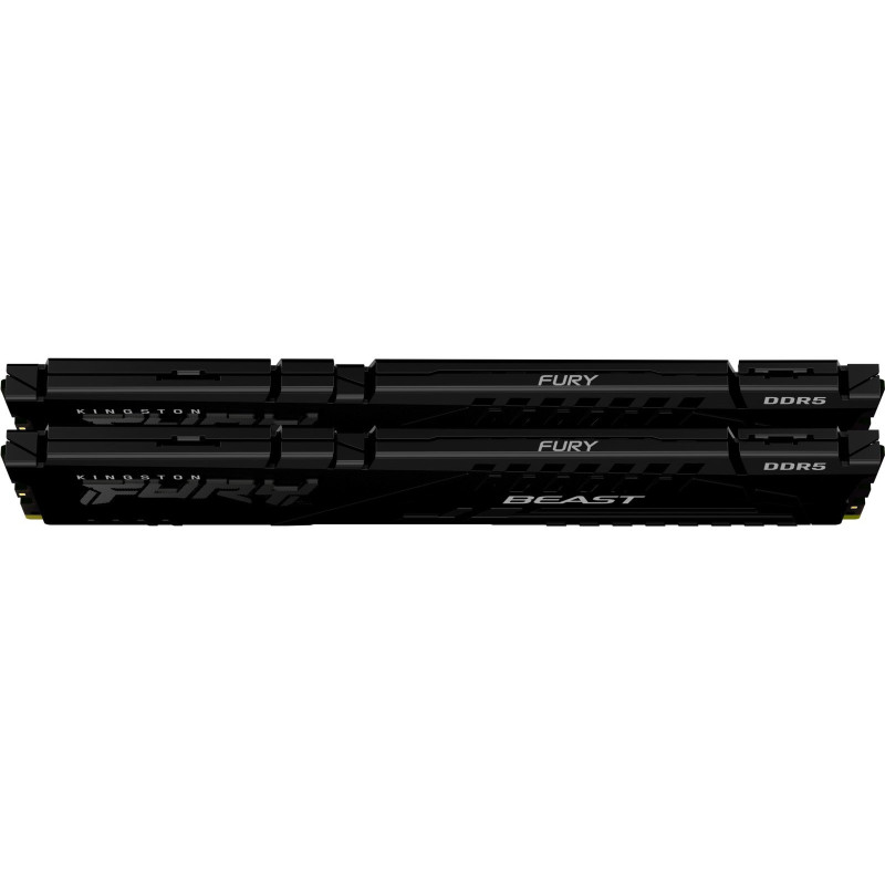 Модуль пам'яті Kingston DDR5 64GB (2x32GB) 6000 МГц Beast Black EXPO Fury (ex.HyperX) (KF560C36BBEK2-64)