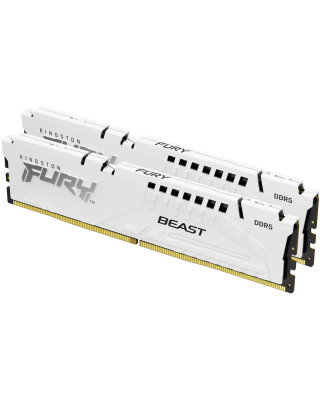 Модуль пам'яті Kingston DDR5 32GB (2x16GB) 5600 MHz Beast White Fury (ex. HyperX) (KF556C36BWEK2-32)