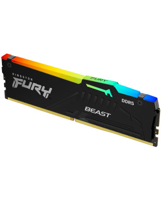 Модуль пам'яті Kingston DDR5 32GB 5200 MHz Beast RGB Fury (ex. HyperX) (KF552C40BBA-32)