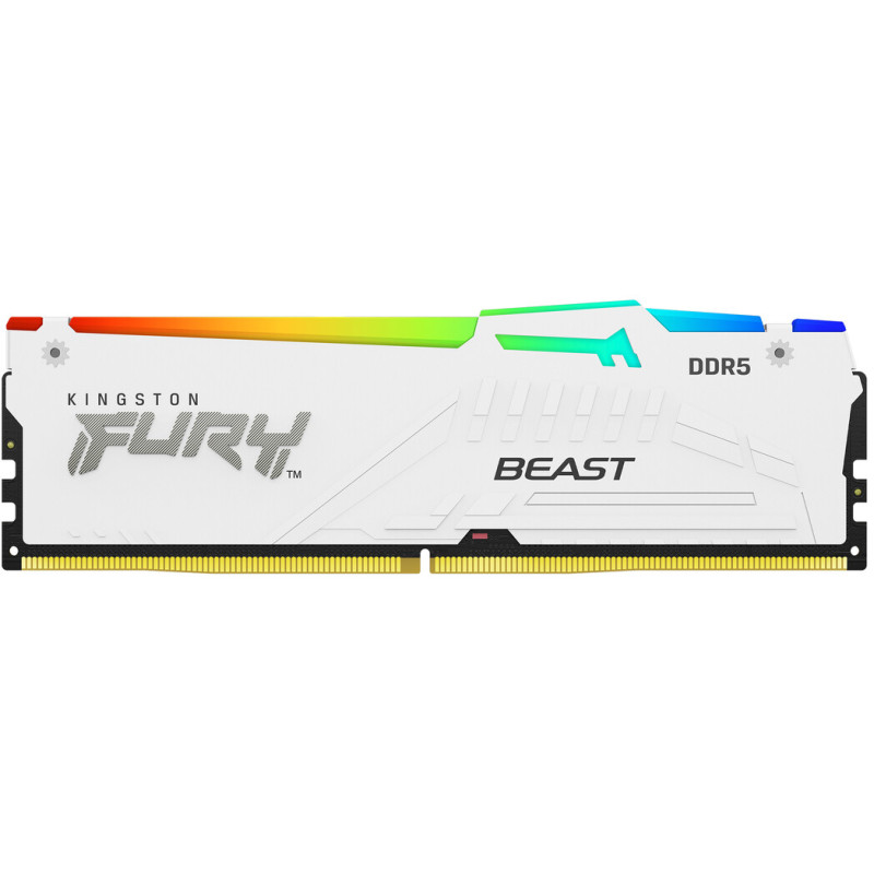 Модуль памяти Kingston DDR5 32GB 6000 MHz Beast AM5 RGB White Fury (ex.HyperX) (KF560C36BWEA-32)