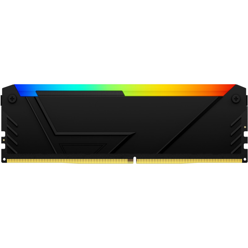 Модуль памяти Kingston DDR4 32GB (2x16GB) 3600 MHz FURY Beast RGB Fury (ex.HyperX) (KF436C18BB2AK2/32)