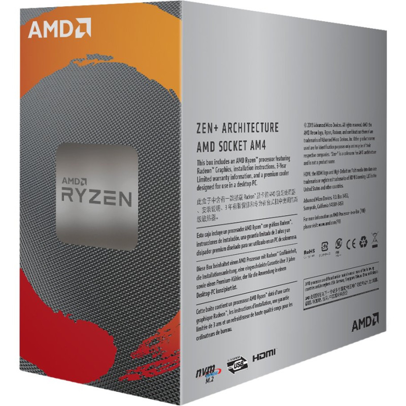 Процессор AMD Ryzen 3 3200G (YD3200C5FHBOX)