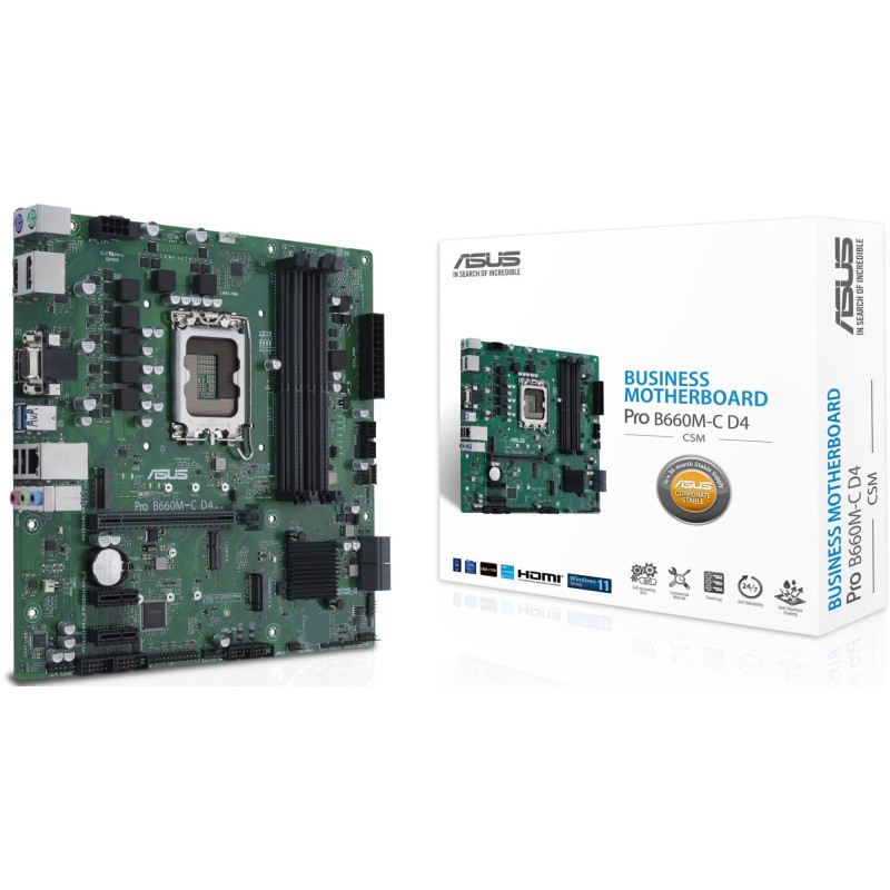 Материнская плата ASUS Pro B660M-C D4-CSM