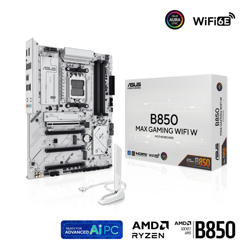 Материнская плата Asus B850 MAX Gaming WiFi W