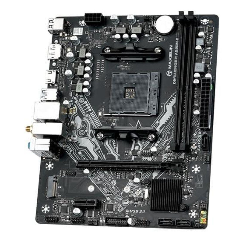 Материнская плата Maxsun Challenger A520M-K WIFI (MS-CHALLENGER A520M-K WIFI) 