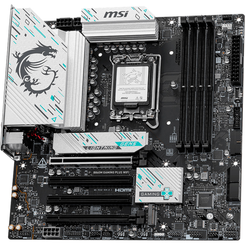 Mатеринська плата MSI B860M GAMING PLUS WIFI