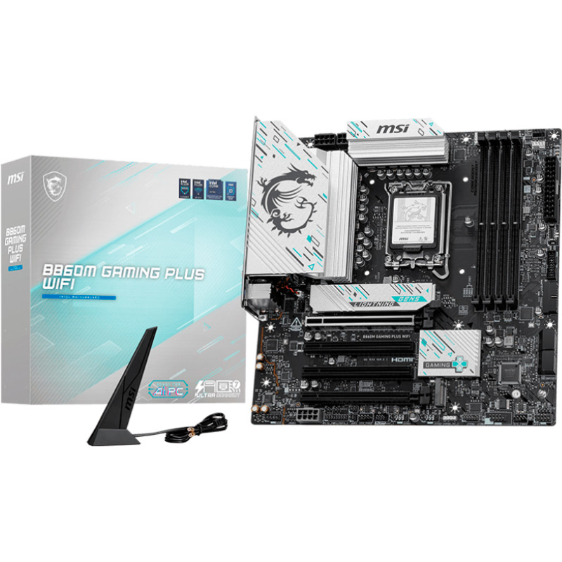 Mатеринська плата MSI B860M GAMING PLUS WIFI