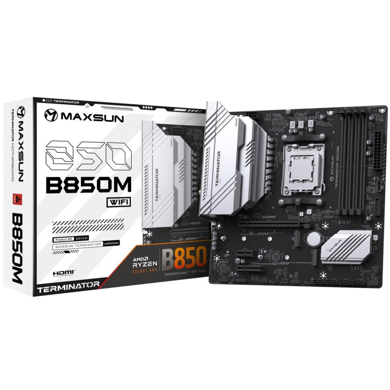 Материнская плата Maxsun Terminator B850M WIFI (MS-TERMINATOR B850M WIFI)