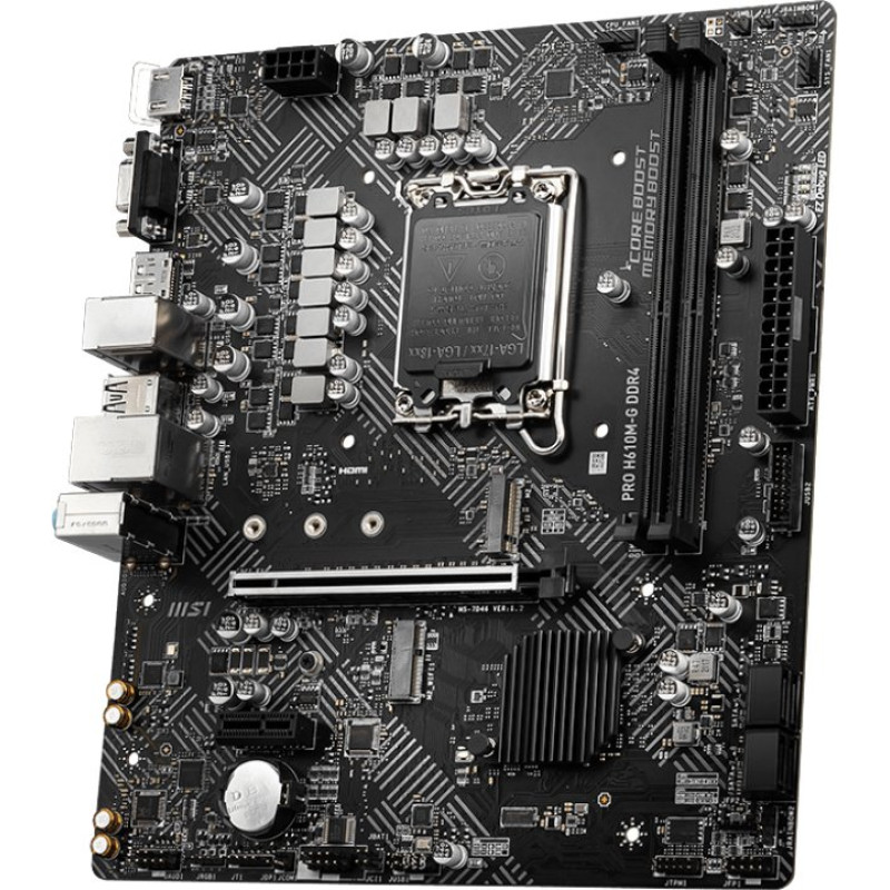 Материнская плата MSI PRO H610M-G DDR4