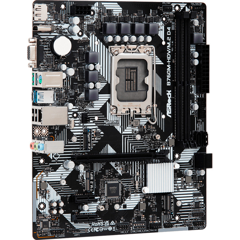 Материнская плата ASRock B760M-HDV/M.2 D4