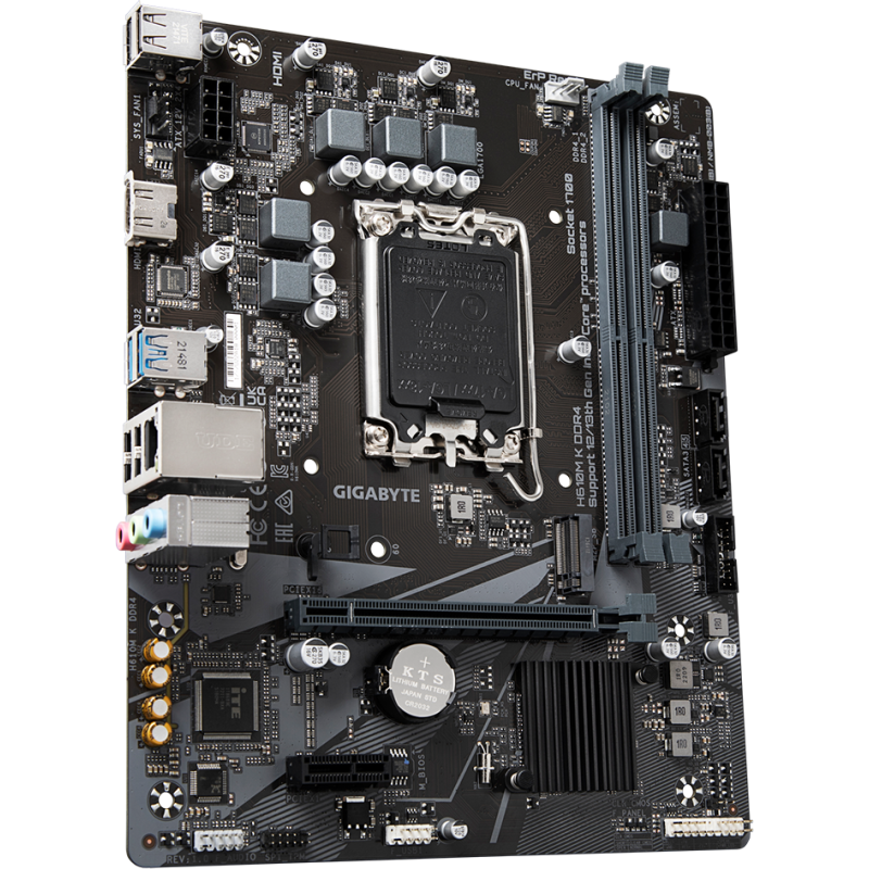 Материнская плата GIGABYTE H610M K DDR4