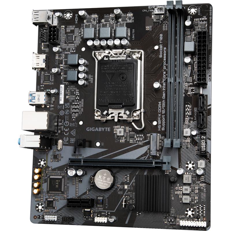 Материнская плата GIGABYTE H610M K DDR4