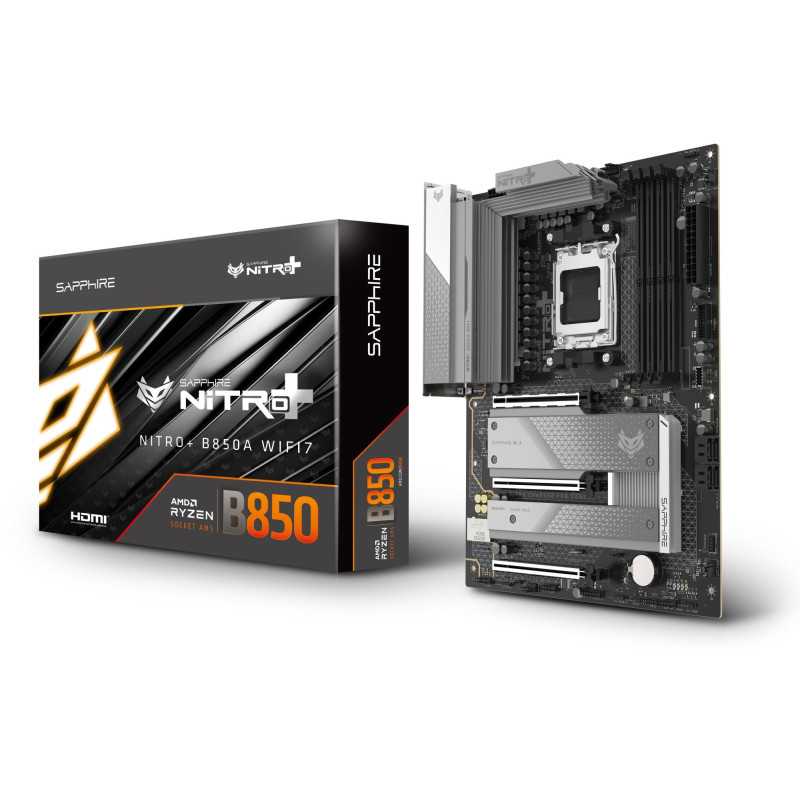 Материнська плата SAPPHIRE NITRO+ B850A WIFI7 (52123-03-40G)