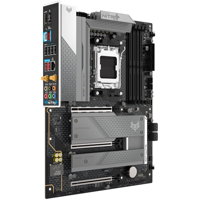 Материнська плата SAPPHIRE NITRO+ B850A WIFI7 (52123-03-40G)