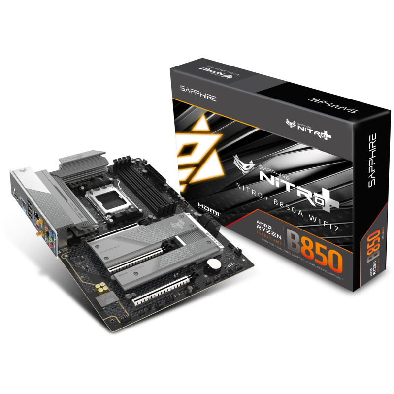 Материнська плата SAPPHIRE NITRO+ B850A WIFI7 (52123-03-40G)