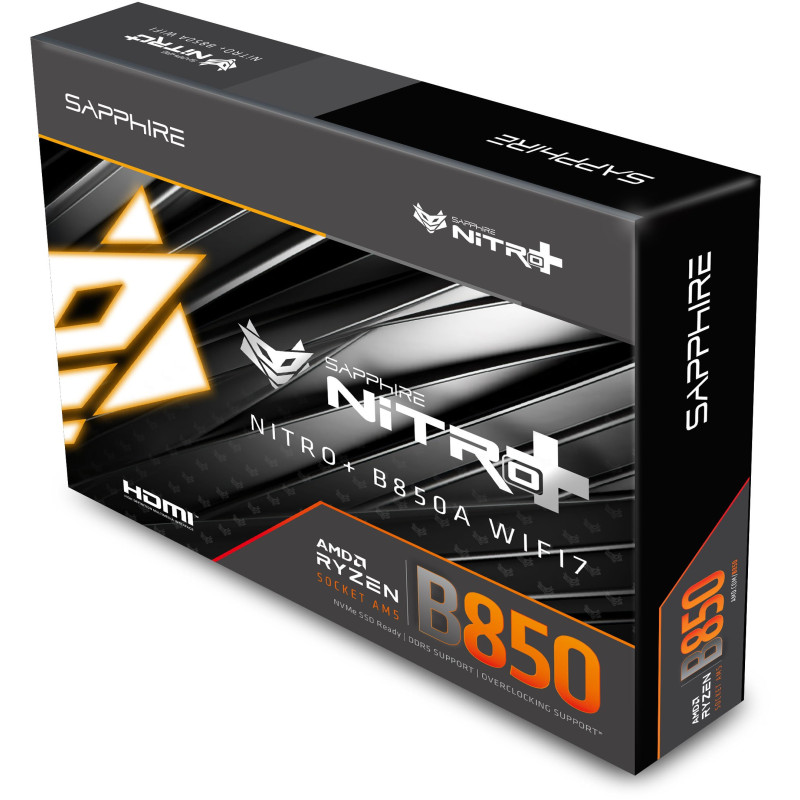 Материнська плата SAPPHIRE NITRO+ B850A WIFI7 (52123-03-40G)