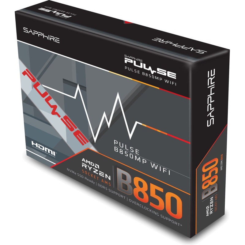 Материнcкая плата SAPPHIRE PULSE B850M WIFI (52123-04-40G)