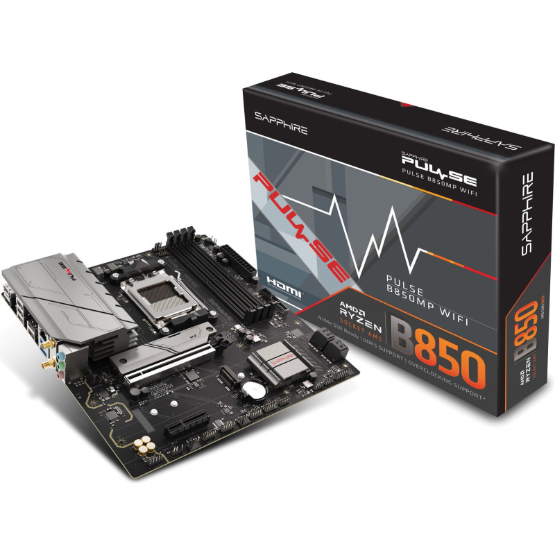 Материнcкая плата SAPPHIRE PULSE B850M WIFI (52123-04-40G)