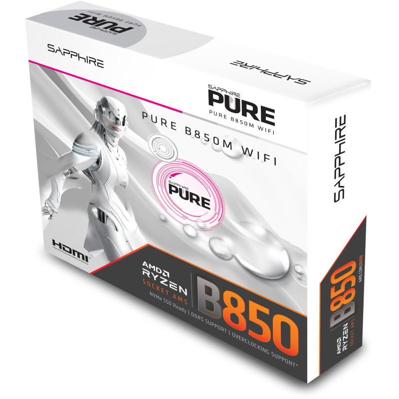 Материнская плата SAPPHIRE PURE B850M WIFI (52123-02-40G)