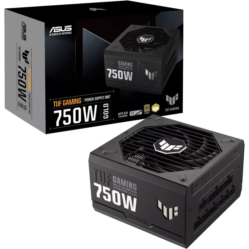 Блок живлення Asus TUF-GAMING-750G PCIE5 750W Gold (90YE00S3-B0NA00)