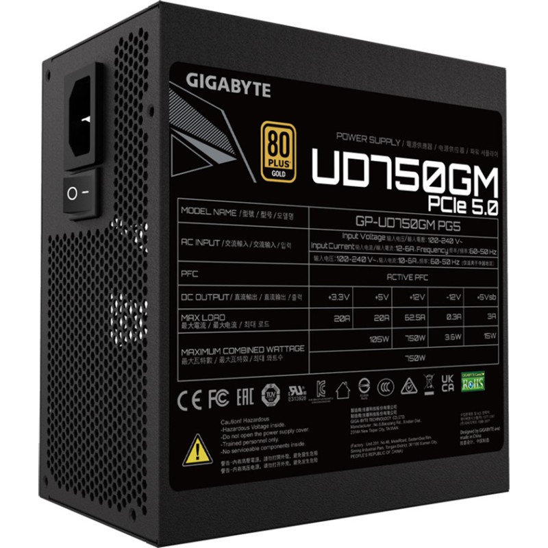 Блок живлення GIGABYTE GP-UD750GM PG5 