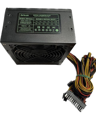 Блок питания Delux 500W (DLP-35D Black)