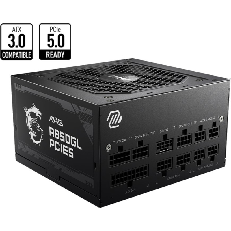 Блок живлення MSI ATX 850W MAG A850GL PCIE5
