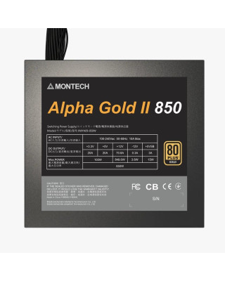 Блок живлення MONTECH ALPHA GOLD II 850W 