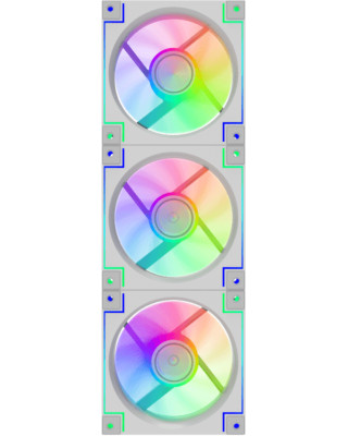 Кулер для корпуса GAMEMAX RD300 WH