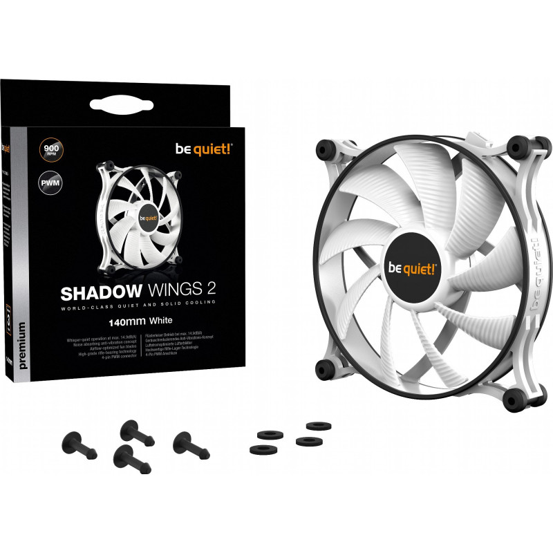 Кулер Be quiet! SHADOW WINGS 2 PWM White (BL091)