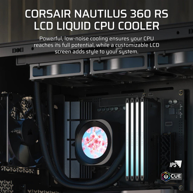 Система водяного охлаждения Corsair Nautilus 360 RS LCD (CW-9061033-WW)
