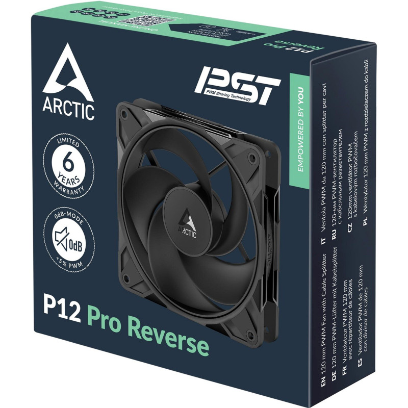 Кулер Arctic P12 Pro Reverse Black (ACFAN00331A)