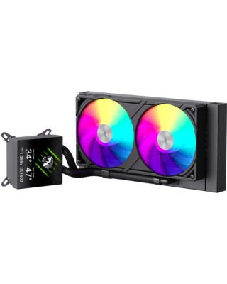 Водяное охлаждение GameMax Glacier 240 LCD BK