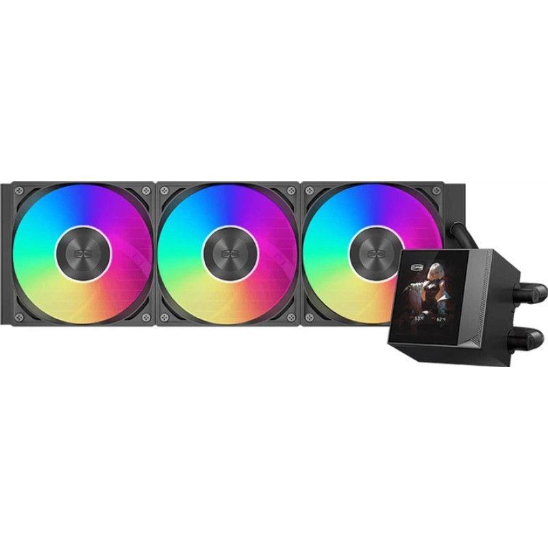Система жидкостного охлаждения PсCOOLER DC360 PRO ARGB Display (DC360Pro-BKAWXY-GL)