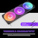 Кулер NZXT F420 RGB Core Fan Single Frame (RF-U42HF-B1) Black