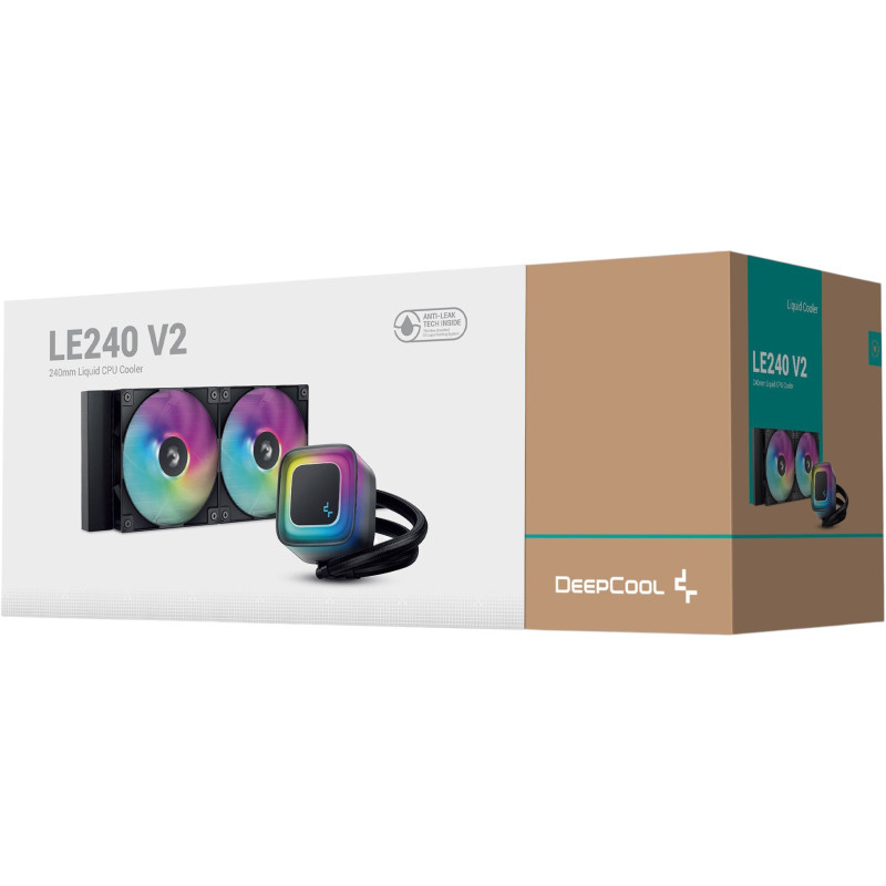 Система водяного охлаждения DeepCool LE240 V2 (R-LE240-BKAMMC-G-2)