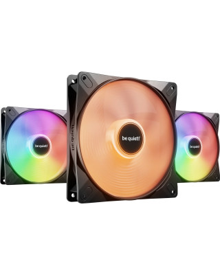 Кулер be quiet! Light Wings LX 140mm PWM High-Speed 3-Pack Black (BL130)