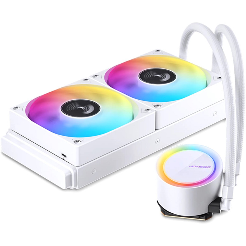 Система водяного охлаждения JONSBO TG-240 White